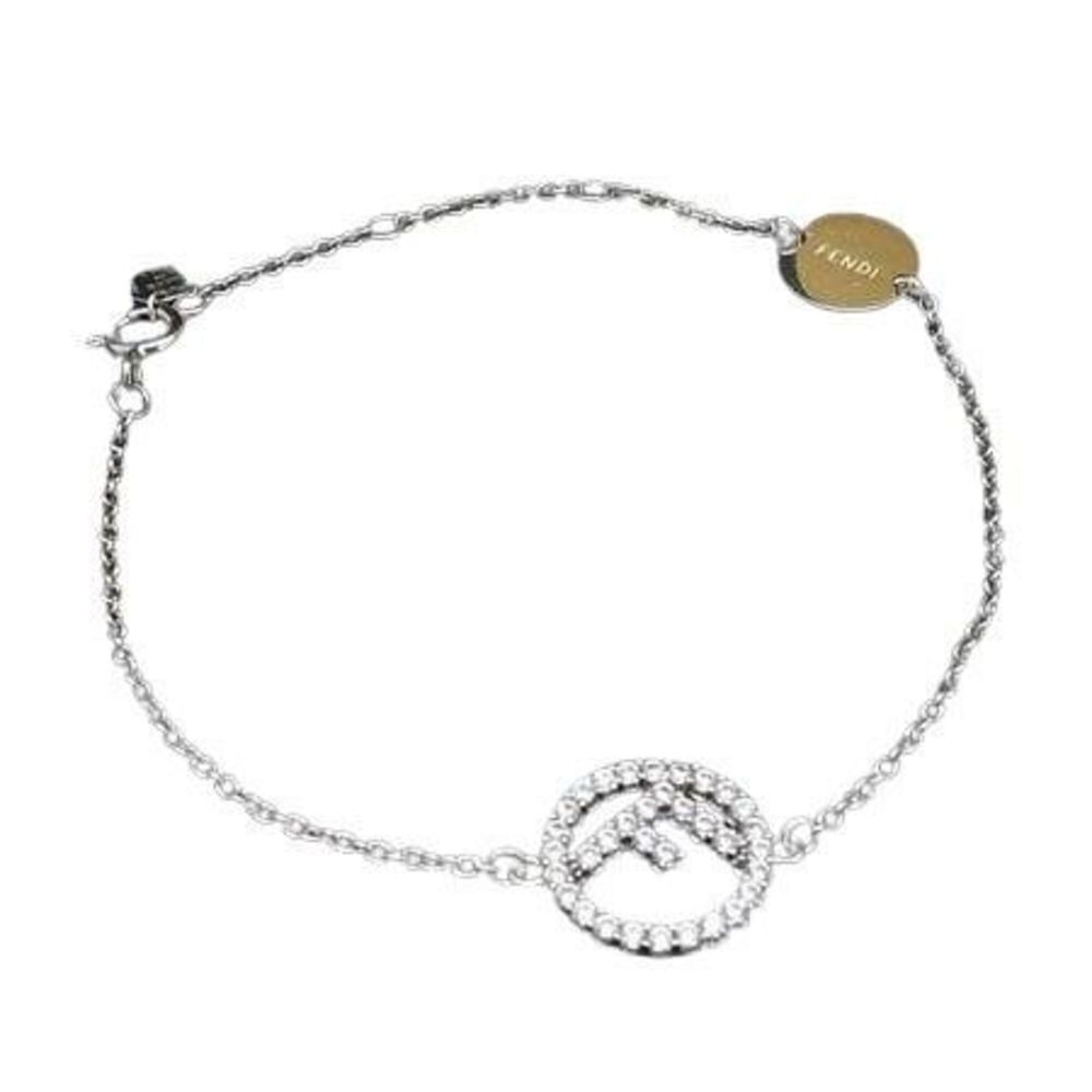 FENDI Silver Charm Bracelet
